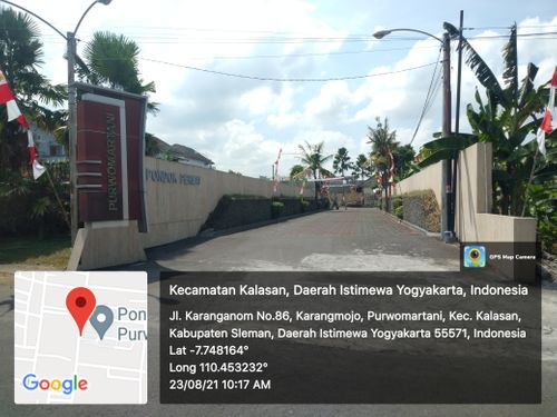 foto gerbang perumahan PONDOK PERMAI PURWOMARTANI