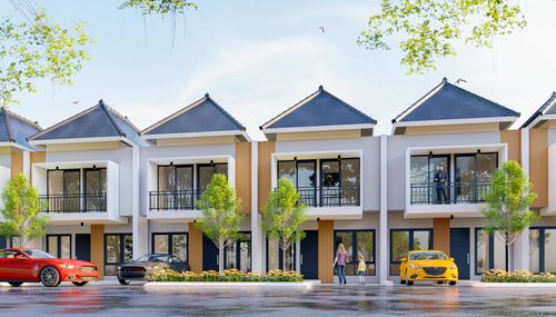 foto denah rumah tipe KAYLA perumahan CINERE DELTA RESIDENCE