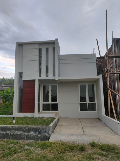 foto tampak rumah tipe 49 perumahan ALIF BAA RESIDENCE