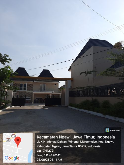 foto gerbang perumahan BUMI KURNIA RESIDENCE NGAWI KOTA