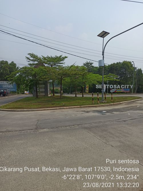 foto gerbang perumahan SENTOSA CITY