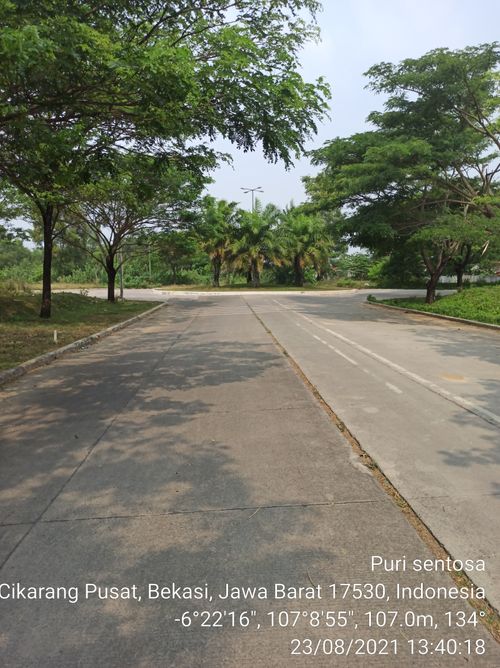 foto posisi tengah perumahan SENTOSA CITY