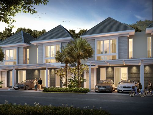 foto tampak rumah tipe MAXWELL perumahan CITRAGARDEN - SIDOARJO