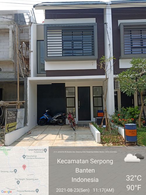 foto contoh rumah perumahan THE VILLAS TOWN HOUSE