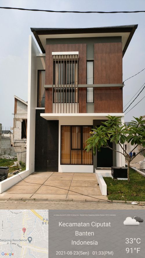 foto contoh rumah perumahan The Patio Residence