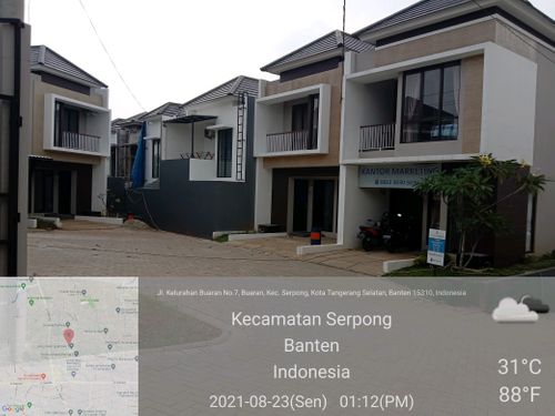 foto posisi tengah perumahan Alana Garden