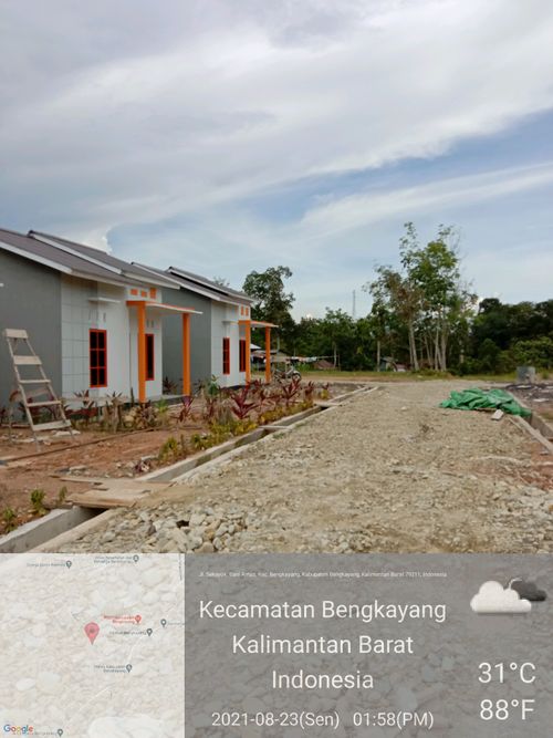 foto posisi tengah perumahan Sekayok Permai
