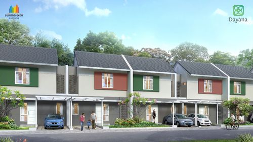 foto tampak rumah tipe JELITA 7-L perumahan Cluster Dayana