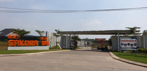 foto gerbang perumahan CitraIndah City Bukit Sakura