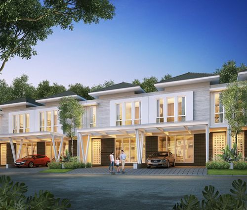 foto tampak rumah tipe CLIFFORD perumahan CITRAGARDEN - SIDOARJO