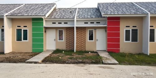 foto tampak rumah tipe ARJUNA perumahan GREEN BABELAN ASRI 3
