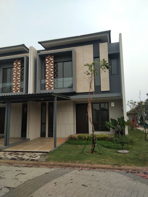 foto contoh rumah perumahan THE MOZIA