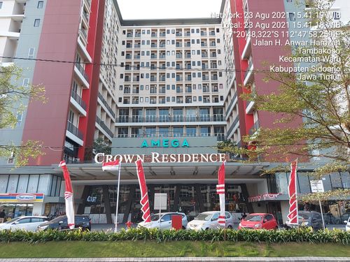 foto posisi tengah perumahan AMEGA CROWN RESIDENCE