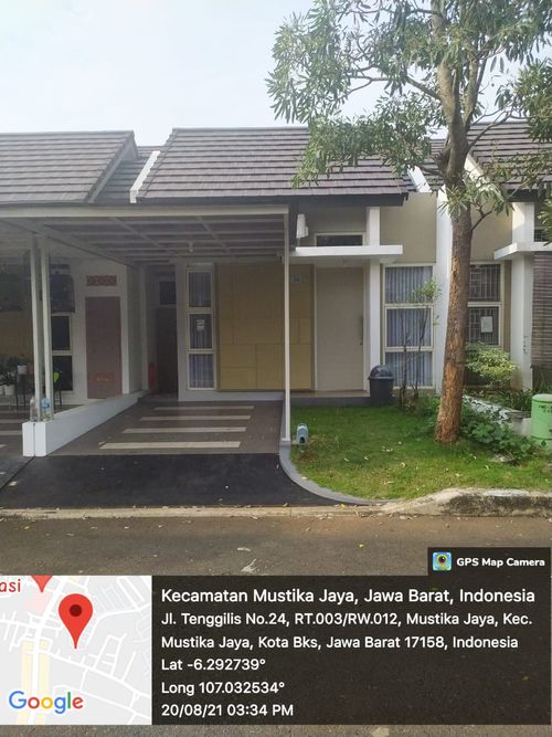 foto tampak rumah tipe T. 42/66 perumahan GRAND WISATA