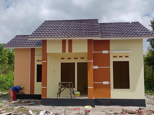 foto tampak rumah tipe 36 perumahan Graha cipta residence 1
