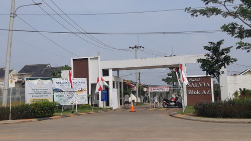 foto gerbang perumahan CitraIndah City Bukit Salvia