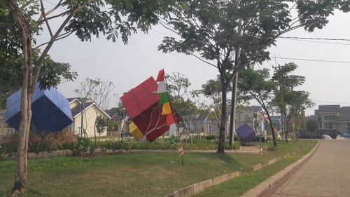 foto posisi tengah perumahan CitraIndah City Bukit Salvia
