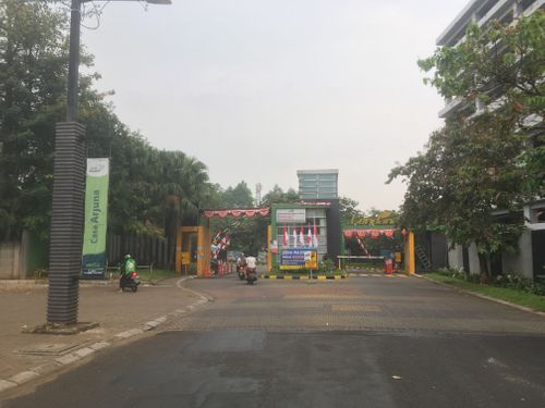 foto gerbang perumahan CENDANA RESIDENCE