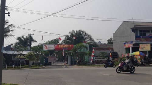 foto gerbang perumahan CitraIndah City Bukit Rasamala
