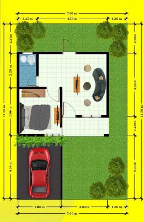 foto denah rumah tipe 30 perumahan CITRA PERSADA NYAMARAI TAHAP IV