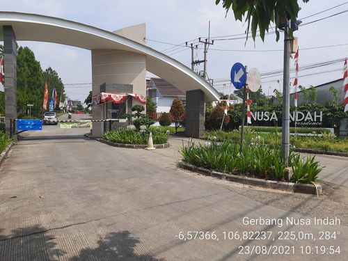 foto gerbang perumahan NUSA INDAH RESIDENCE
