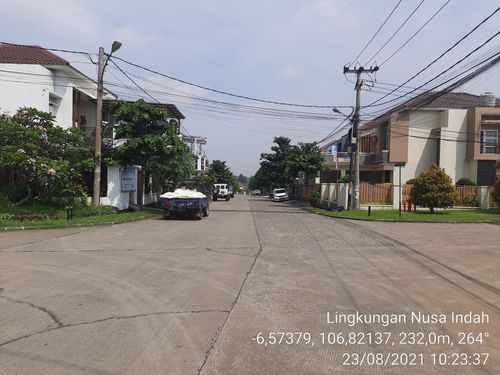 foto posisi tengah perumahan NUSA INDAH RESIDENCE