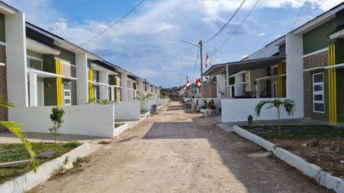 foto posisi tengah perumahan Griya Duta Mas Cluster Dandelion
