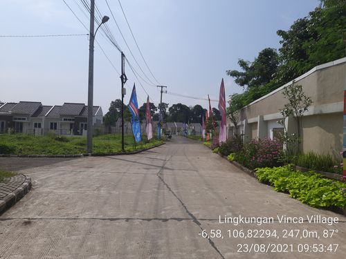 foto posisi tengah perumahan VINCA VILLAGE