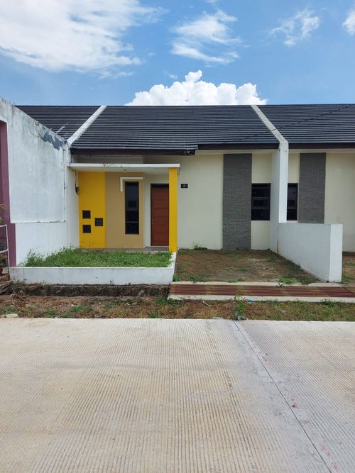 foto tampak rumah tipe 58 perumahan PURI MELIA ASRI
