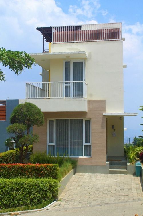 foto tampak rumah tipe Violeta perumahan VALLE VERDE VILLA & RESIDENCES