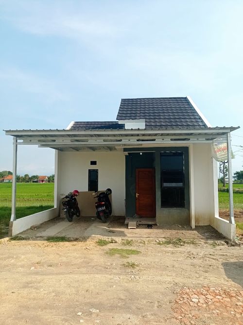 foto tampak rumah tipe 36/65 perumahan GRIYA AMANAH SEJAHTERA 2