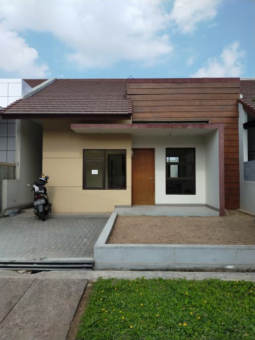 foto contoh rumah perumahan Garden City 1 (1 lantai)