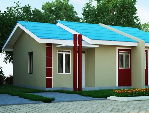 foto tampak rumah tipe Violet perumahan PURI MANADO PERMAI
