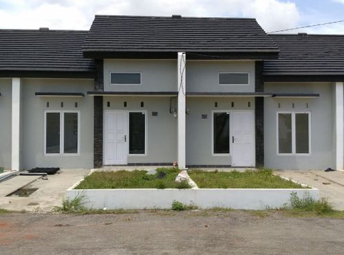 foto tampak rumah tipe CLUSTER A perumahan KEDATON GRANDE