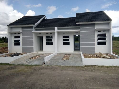foto tampak rumah tipe CLUSTER B perumahan KEDATON GRANDE