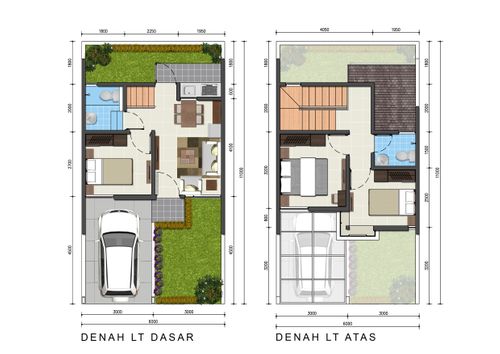 foto denah rumah tipe T. 60/66 perumahan GRAND WISATA