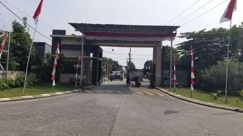 foto gerbang perumahan CITRAINDAH CITY BUKIT VIGNOLIA