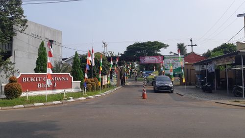 foto gerbang perumahan CITRAINDAH CITY BUKIT CENDANA