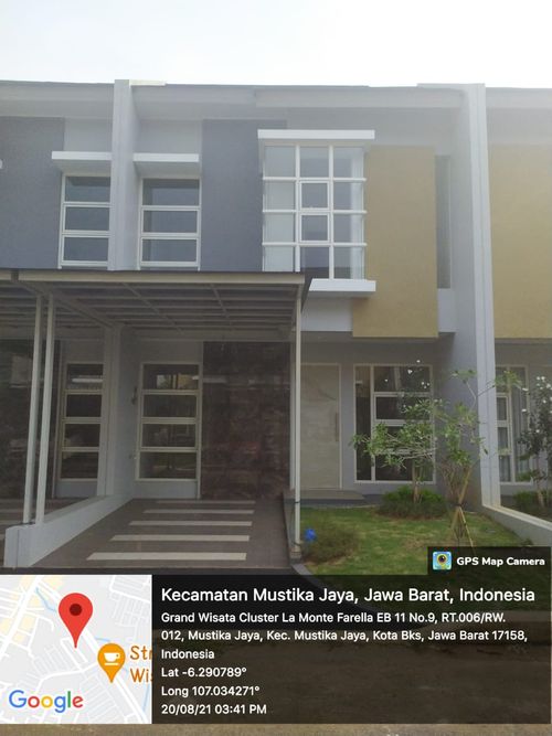 foto tampak rumah tipe T. 60/66 perumahan GRAND WISATA