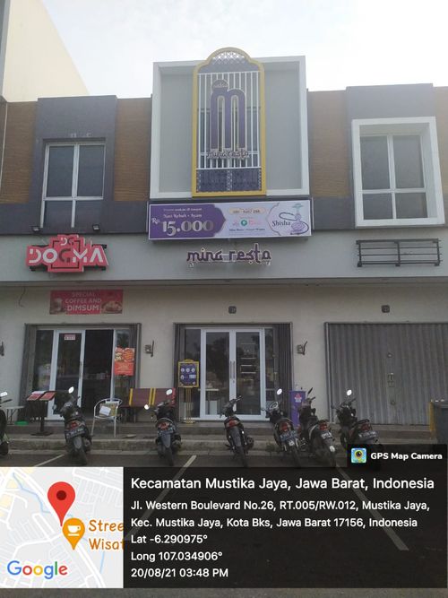 foto tampak rumah tipe T. 100/50 perumahan GRAND WISATA