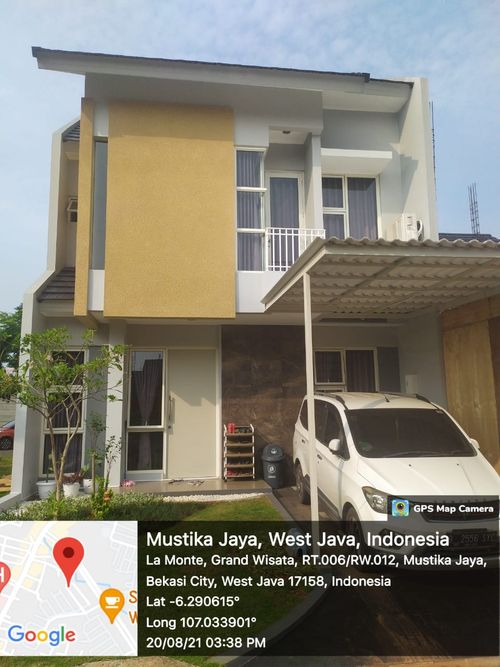 foto tampak rumah tipe T. 75/116 perumahan GRAND WISATA
