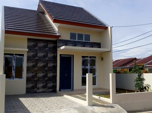 foto tampak rumah tipe 40/96 (hook) perumahan CAHAYA NANGGERANG REGENSI BLOK J & K