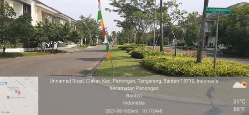 foto posisi tengah perumahan CITRA ECOPOLIS RAYA - CLUSTER BELLE FLEUR