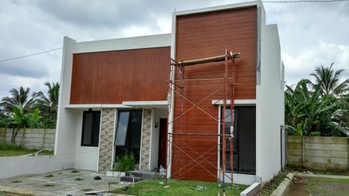 foto tampak rumah tipe 65/108 A1 perumahan Casa Royal Residence