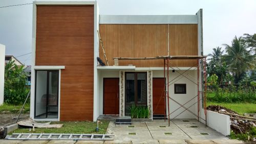 foto tampak rumah tipe 65/116 B3A perumahan Casa Royal Residence
