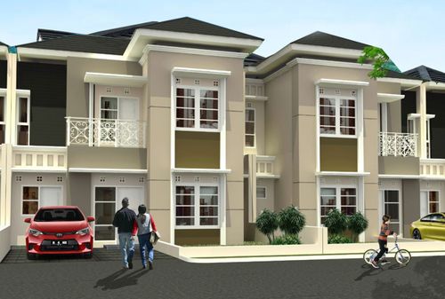 foto tampak rumah tipe 95 perumahan BUANA ROYALE RESIDENCE/SAPPHIRE RESIDENCE