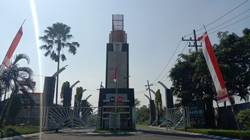 foto gerbang perumahan Green Menganti Regency