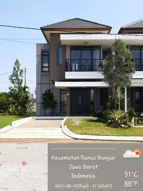 foto posisi tengah perumahan Bali Resort Bogor