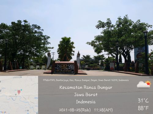 foto gerbang perumahan Bali Resort Bogor
