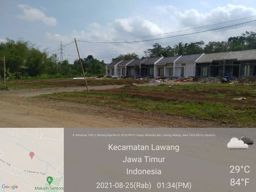 foto posisi tengah perumahan Grand Lawang Residence Tahap 4